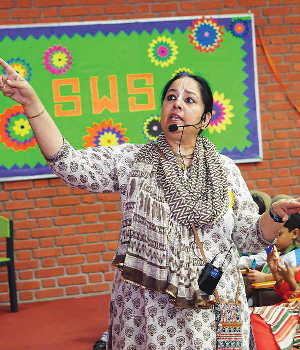 Gorangi Mata teaching about values & sanskars